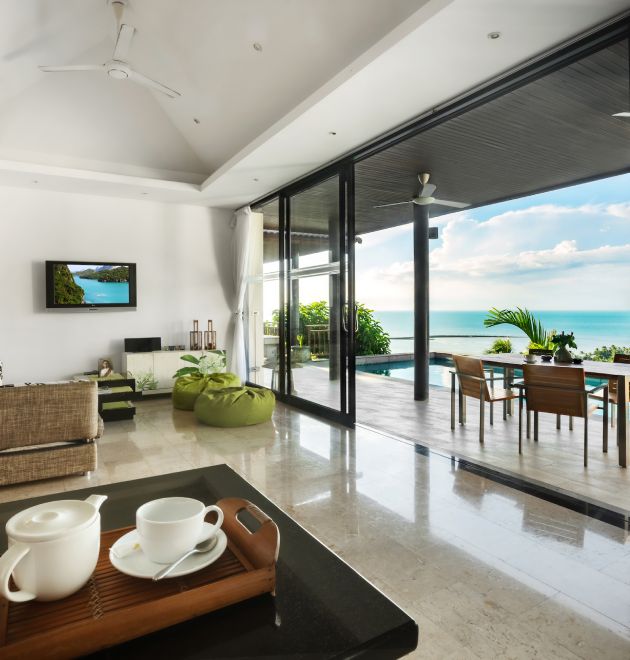 3 Bedroom Villa with Sea View Pool and Sala Thai