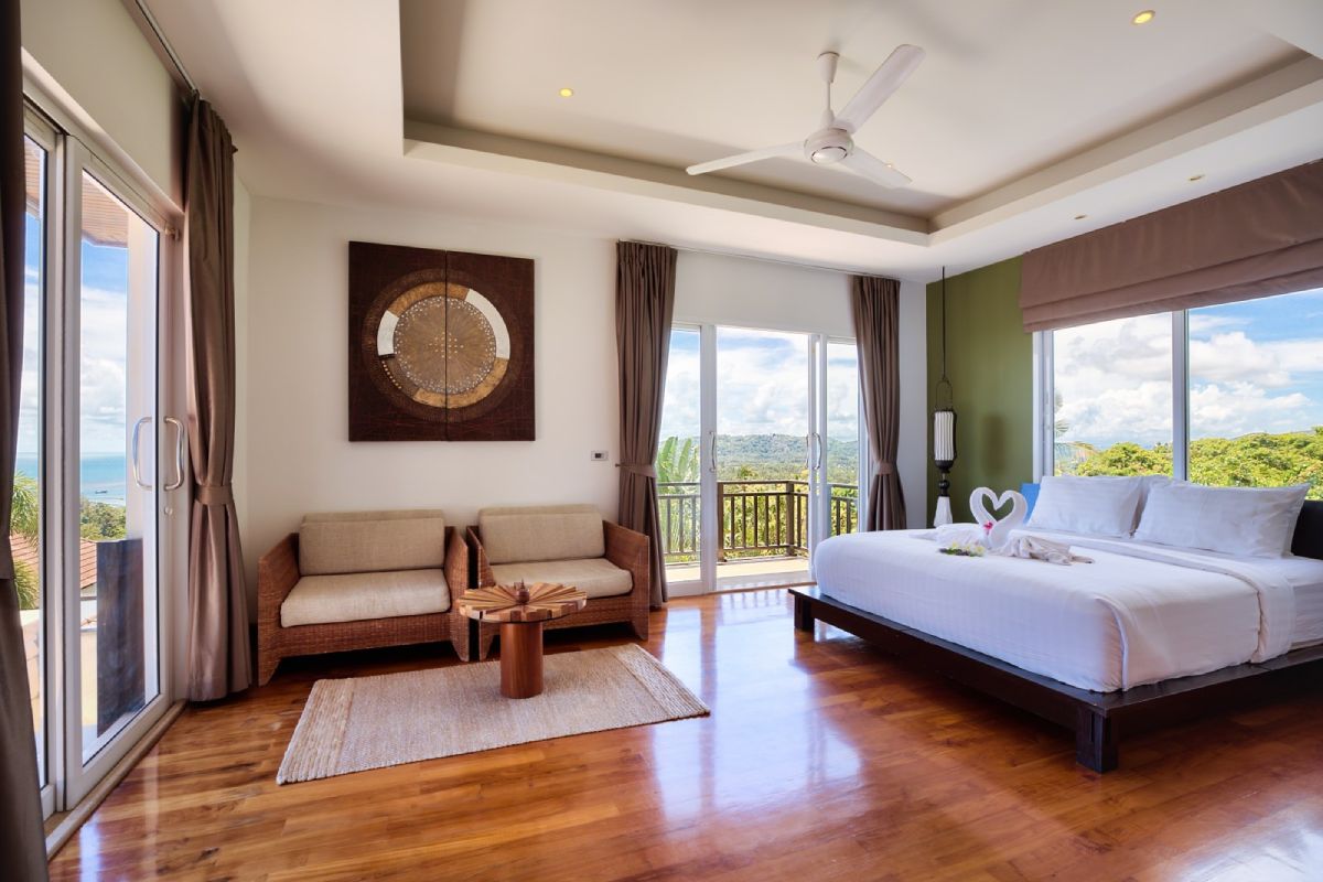 Baan Saitaraฺ - 3 Bedroom Villa With Sea View And Pool