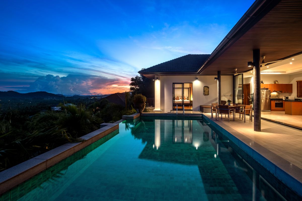 Baan Saitaraฺ - 3 Bedroom Villa With Sea View Pool And Sala Thai