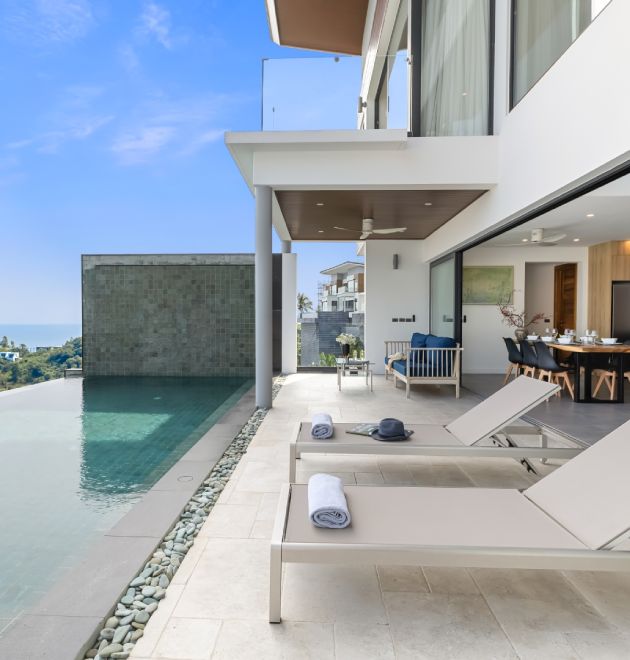 Cozy 3 Bedroom Sea View Pool Villa