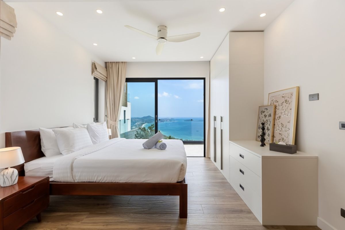 Saitara Peak Residence - Cozy 3 Bedoom Sea View Pool Villa