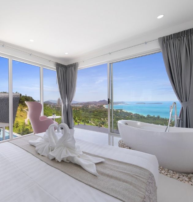 Deluxe Sea View 4 Bedroom Pool Villa